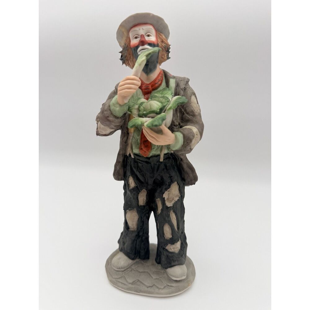 Emmett Kelly Jr Flambro Cabbage Clown Figurine LE